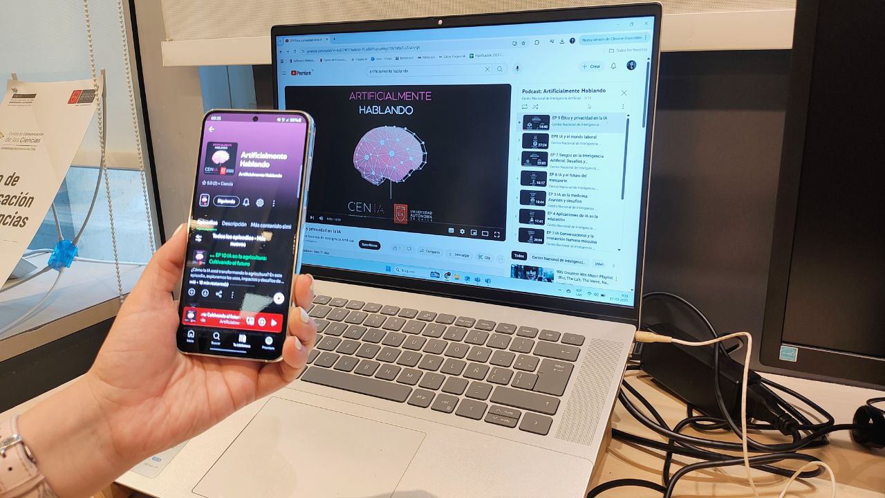 Universidad Autónoma y CENIA lanzan podcast sobre el impacto de la inteligencia artificial en la vida cotidiana