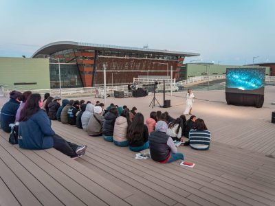 Estudiantes de Pudahuel disfrutaron de charla sobre astronomía gracias a alianza entre el Centro de Comunicación de las Ciencias y el Aeropuerto de Santiago