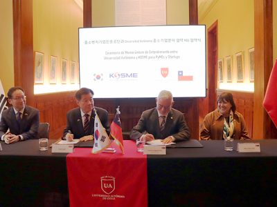U. Autónoma formaliza alianza para impulsar innovación tecnológica con la Agencia KOSME de Corea del Sur
