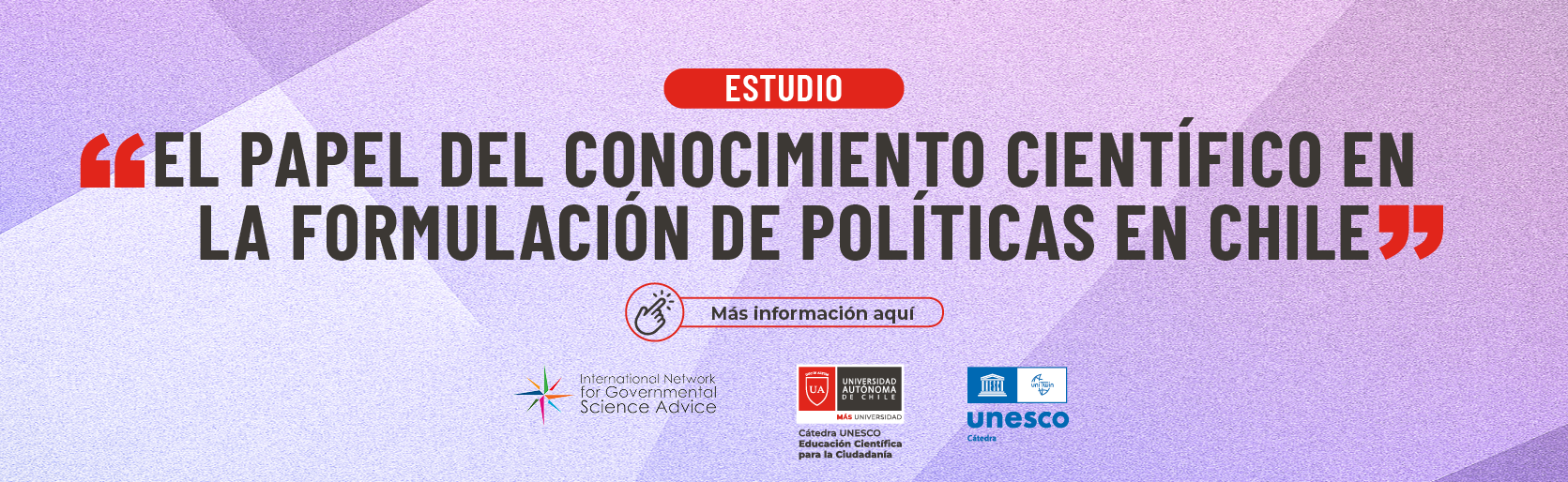 Banner Papel del conocimiento cientifico
