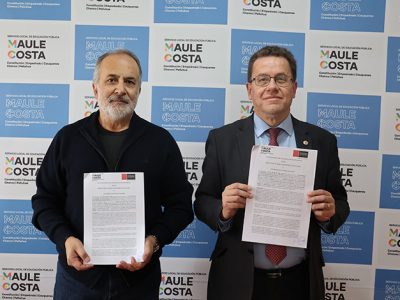 Universidad Autónoma de Chile y SLEP Maule Costa firman convenio de colaboración para fortalecer la educación pública en la región