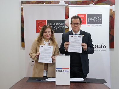 U. Autónoma de Chile y PRODEMU sellan convenio para promover el acceso a la salud mental en la región del Maule