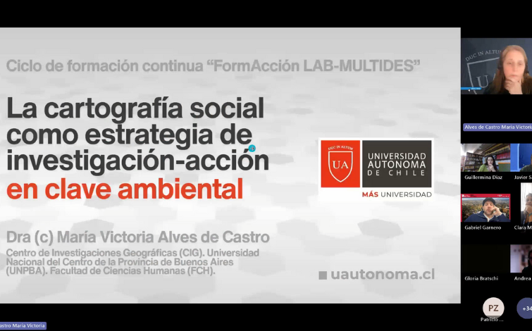Arranca ciclo FormAcción LAB-MULTIDES con reflexión crítica sobre desastres y territorio 