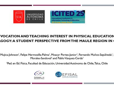 Académico de la U. Autónoma expuso investigación sobre vocación docente en prestigiosa conferencia internacional