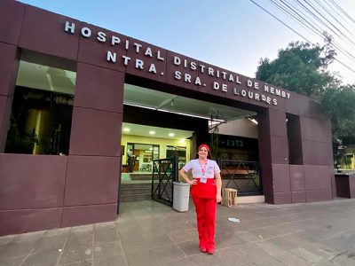 Martina Oyarzo y su práctica curricular en Paraguay: “me suma como estudiante y futura profesional”
