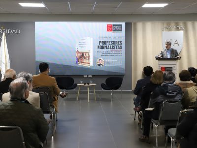 Universidad Autónoma de Chile presenta obra de Luis Riveros sobre el impacto de las escuelas normales