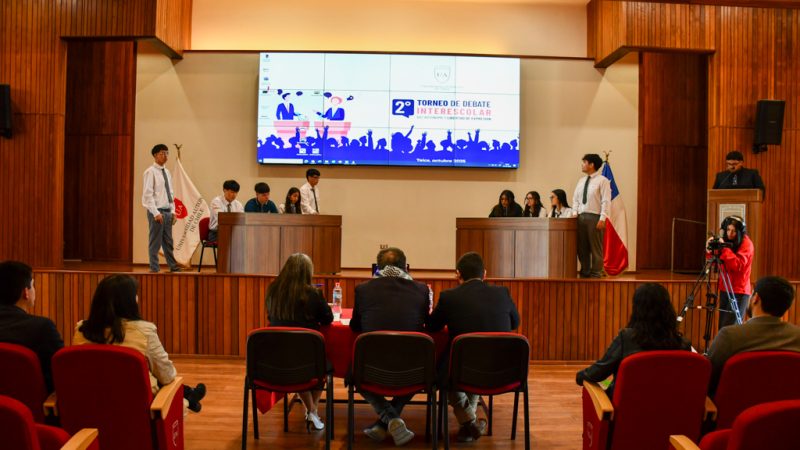 Estudiantes de enseñanza media participaron en el 2° Torneo de Debate “Voz Autónoma y Libertad de Expresión” en la Universidad Autónoma