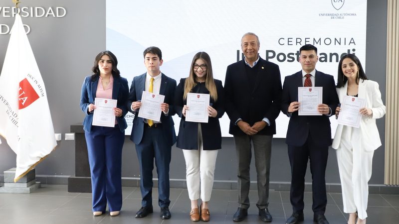 Facultad de Derecho celebra 36 años de formación jurídica con entrega de Ius Postulandi y emotiva ceremonia en Sede Temuco