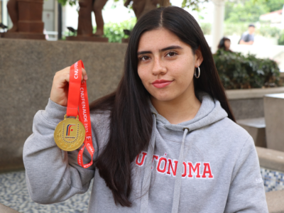 Estudiante de Kinesiología conquista el oro en los Juegos Nacionales Universitarios de Halterofilia