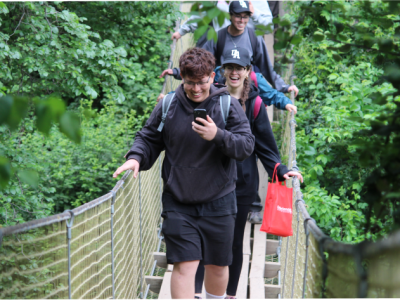 Estudiantes vivieron jornada de Trekking de Liderazgo en Parque Aguas de Ramón
