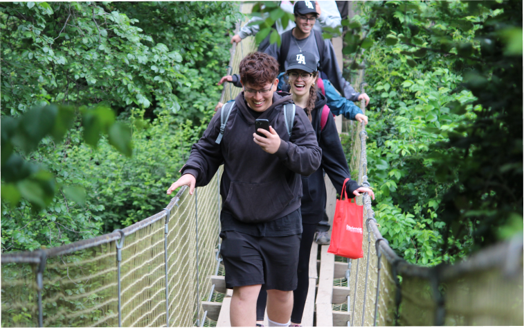 Estudiantes vivieron jornada de Trekking de Liderazgo en Parque Aguas de Ramón