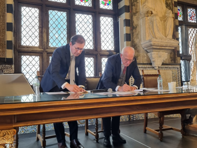 U. Autónoma firma acuerdo con la Universidad de Verona y Fondazione Casa America de Génova para conservación de patrimonio cultural y científico de relevancia internacional