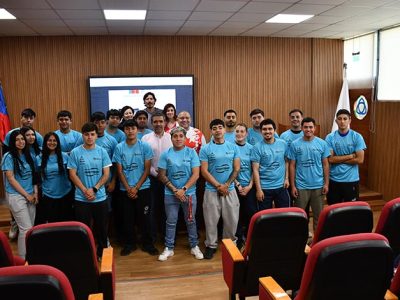 Estudiantes de la Universidad Autónoma se suman como voluntarios a los Juegos Binacionales de Integración Andina Maule 2025