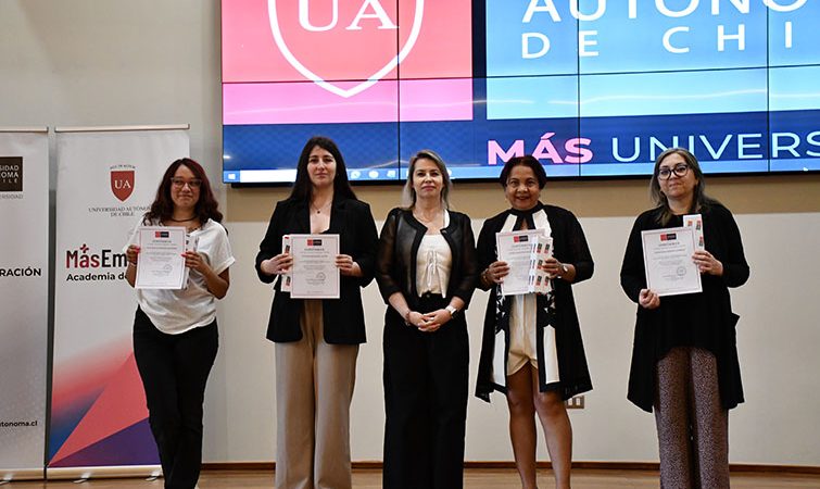 Universidad Autónoma de Chile realizó la Ceremonia de Cierre del Proyecto +Empresa: Academia de Negocios