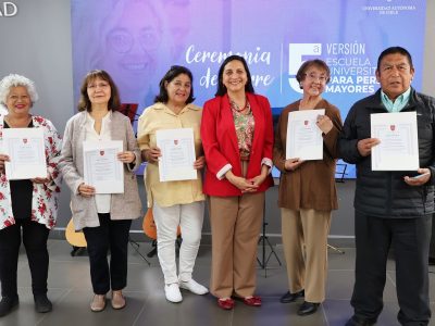 U. Autónoma de Chile finalizó la quinta versión de la Escuela Universitaria para Personas Mayores en Temuco