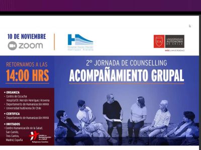 Counselling como acompañamiento grupal: más de 300 personas participaron en jornada internacional organizada desde Temuco