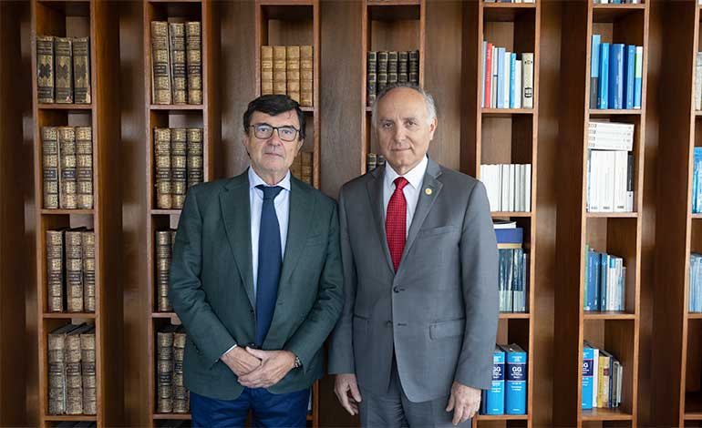 Universidad Autónoma de Chile recibió la visita del vicepresidente ejecutivo de Fundación Universidad-Empresa