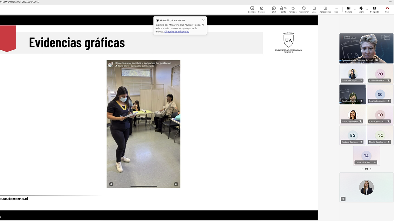 Universidad Autónoma de Chile realizó Jornada de Difusión de Proyectos VcM de la Carrera de Fonoaudiología en sus sedes de Santiago, Talca y Temuco