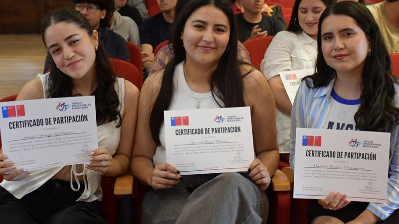 Carrera de Periodismo cerró exitoso proyecto de cobertura periodística de los XXVI Juegos Binacionales “Cristo Redentor” Maule 2025