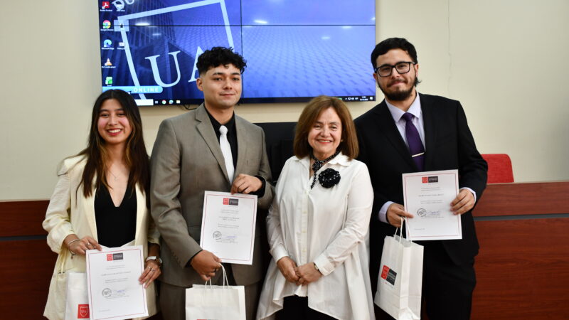 Estudiantes de Derecho fueron reconocidos por completar el Minor en Inteligencia Artificial y Derecho en la Universidad Autónoma de Chile