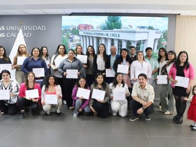 Universidad Autónoma de Chile culmina jornadas de actualización para funcionarios de residencias de Mejor Niñez
