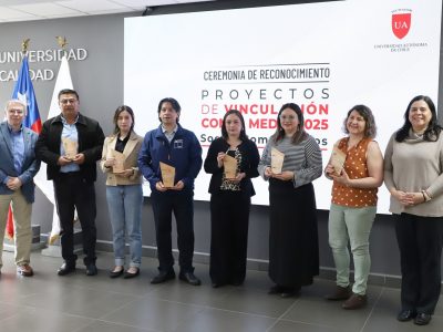 Universidad reconoce a socios estratégicos y líderes de proyectos de Vinculación con el Medio 2025