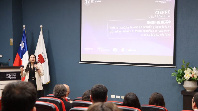 U. Autónoma de Chile y U. de la Frontera culminan proyecto orientado a la detección temprana del riesgo suicida en jóvenes de la región