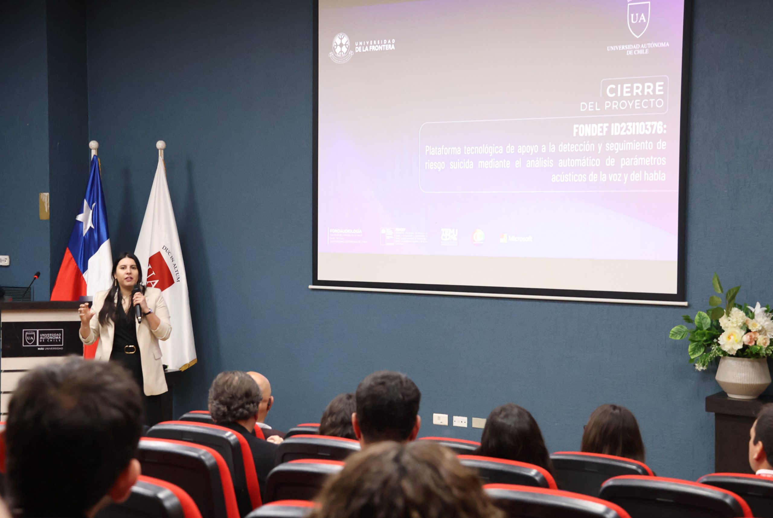 U. Autónoma de Chile y U. de la Frontera culminan proyecto orientado a la detección temprana del riesgo suicida en jóvenes de la región