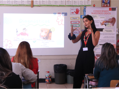 Charla Proyecto Vinculación con el Medio – Abordaje fonoaudiológico integral a niños del Instituto de Humanidades Luis Campino