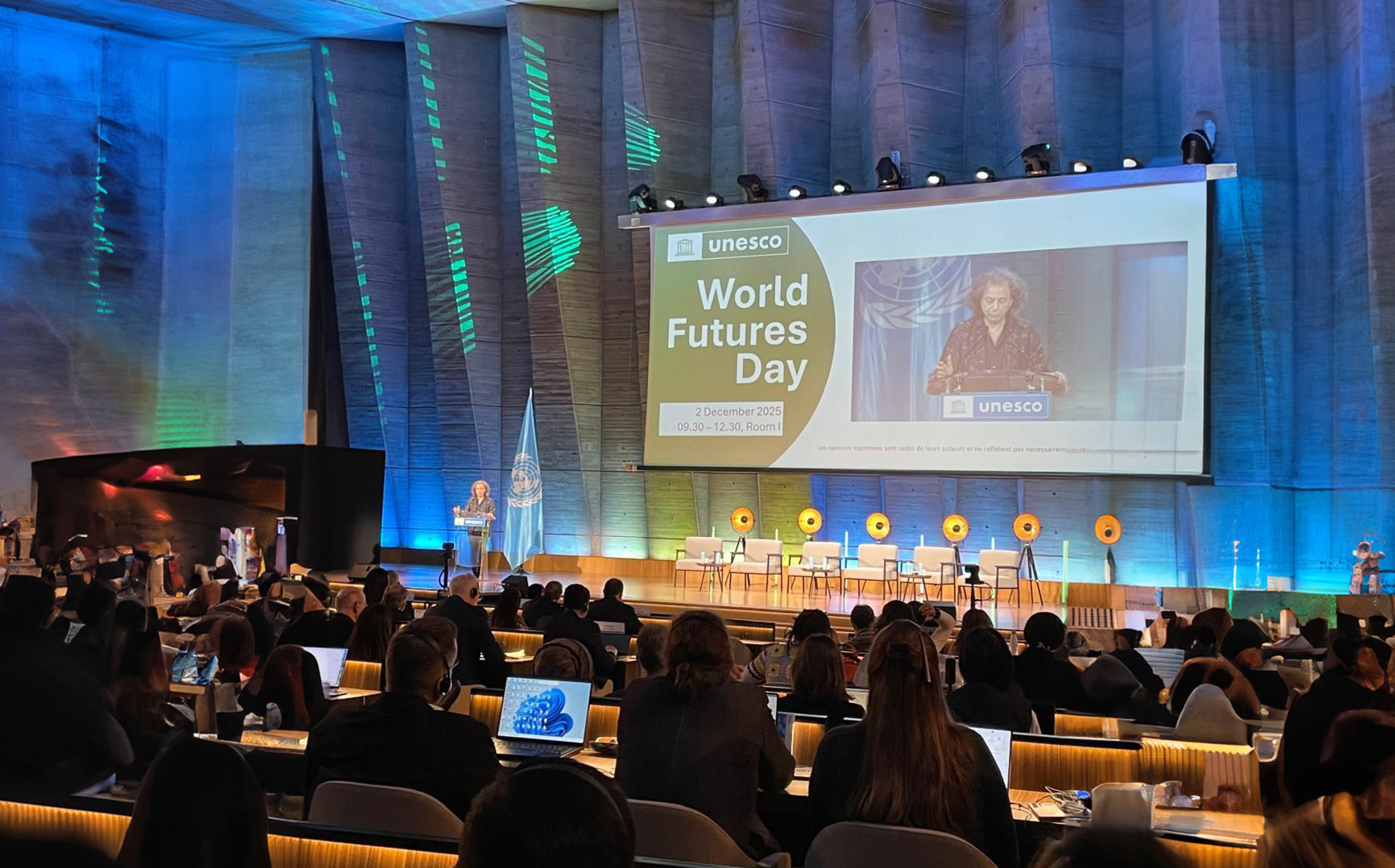 Vicerrector de Investigación de la U. Autónoma se suma a la reflexión sobre la “Era de Volatilidad” en el World Futures Day de la UNESCO