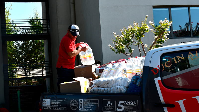 Colaboradores de la Universidad Autónoma se movilizan solidariamente en apoyo a zonas afectadas por incendios