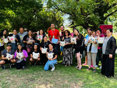 Universidad Autónoma de Chile Sede Talca participó en “Verano Teletón” con taller artístico para familias