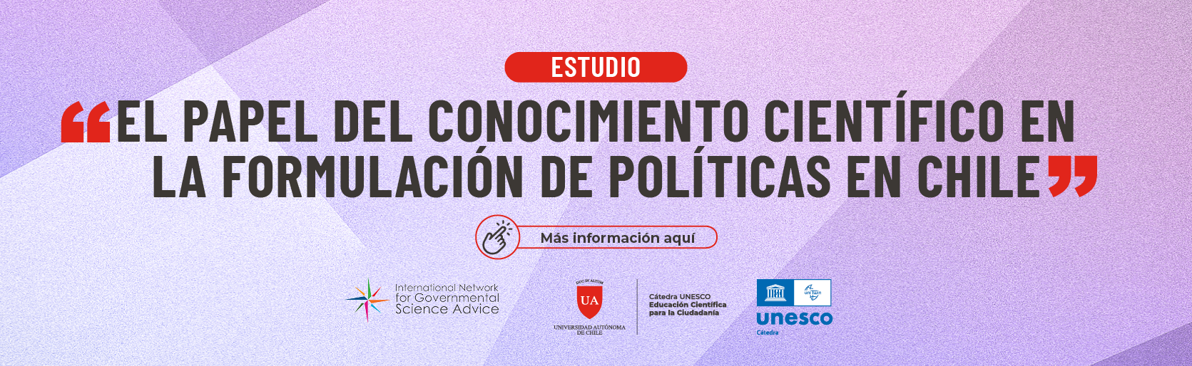 Banner Papel del conocimiento cientifico