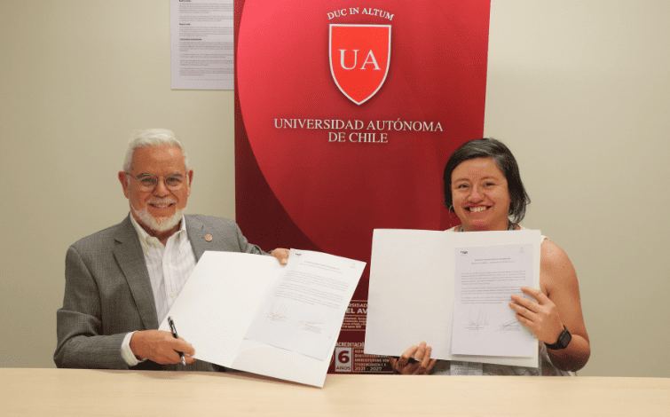 Sede Santiago firma convenio de práctica con Tesorería General de la República Oriente