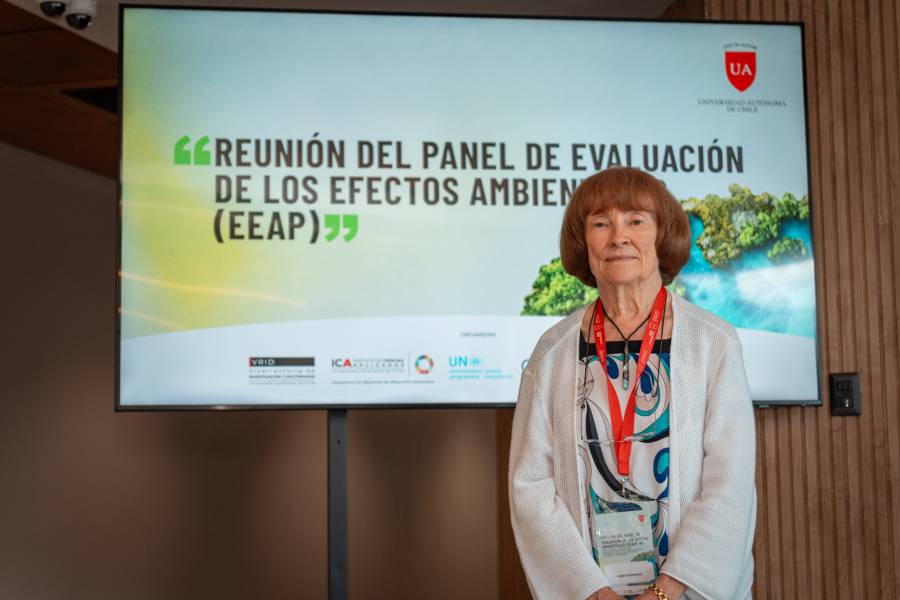 Janet Bornman en Chile: La copresidenta del panel que salvó la capa de ozono advierte nuevos peligros por el cambio climático