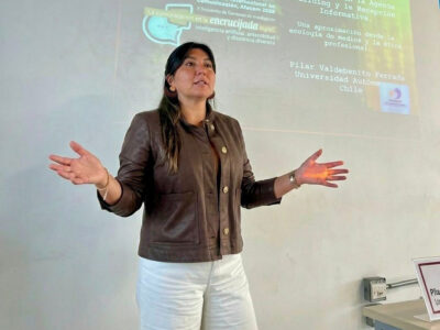 Académica de la Universidad Autónoma de Chile fortalece redes internacionales en congreso de comunicación en Colombia