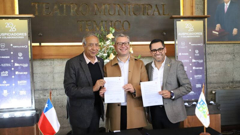 Teatro Municipal de Temuco consolida alianzas para su Temporada 2026 y destaca el compromiso cultural de la U. Autónoma de Chile