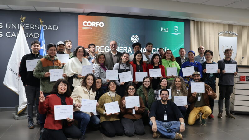Programa Regenera Araucanía cierra ciclo formativo destacando a 35 participantes comprometidos con la sostenibilidad