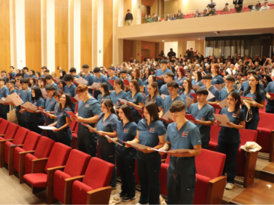 Carrera de Kinesiología de la Universidad Autónoma de Chile realizó su tradicional ceremonia de investidura