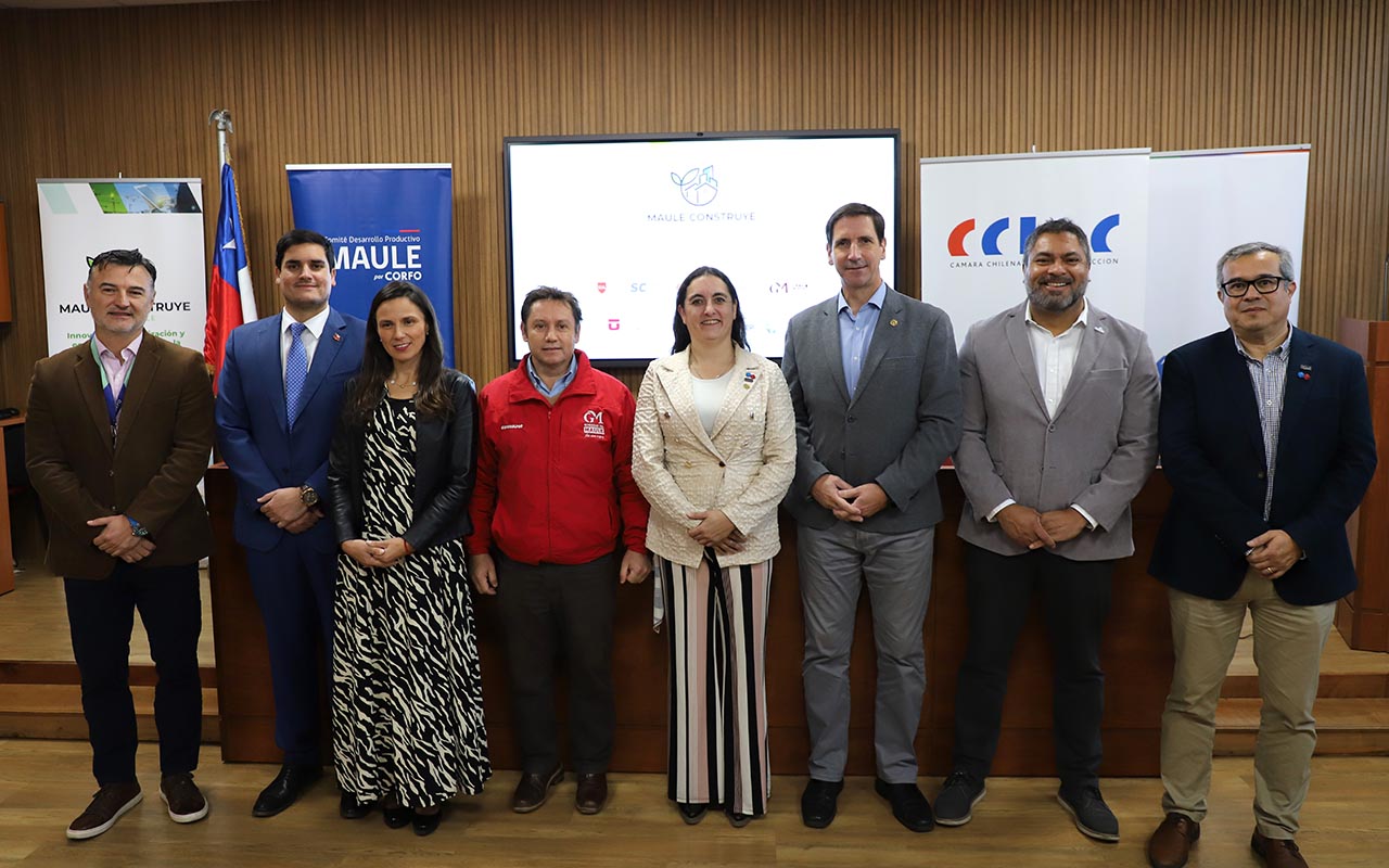 Presentan en Talca el programa “Maule Construye Sostenible” para fortalecer el desarrollo del sector construcción