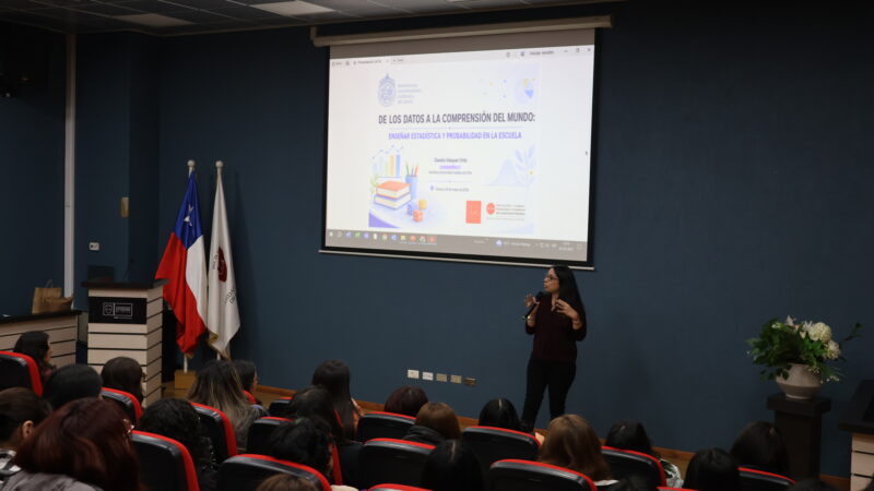 Enseñar a interpretar el mundo: seminario aborda enseñanza de la estadística y la probabilidad en la escuela