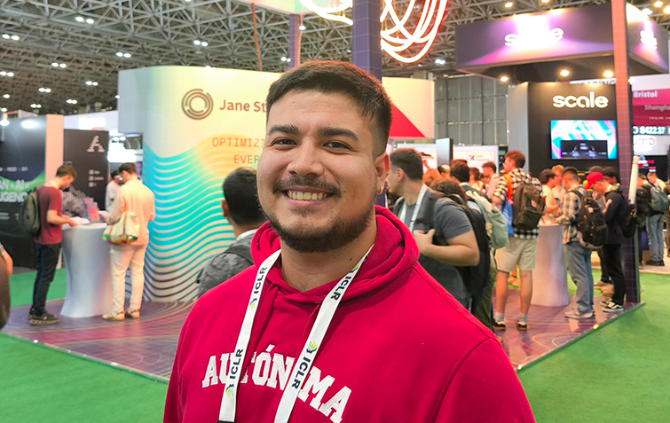 Estudiante de Ingeniería representó a la U. Autónoma en conferencia internacional sobre Inteligencia Artificial