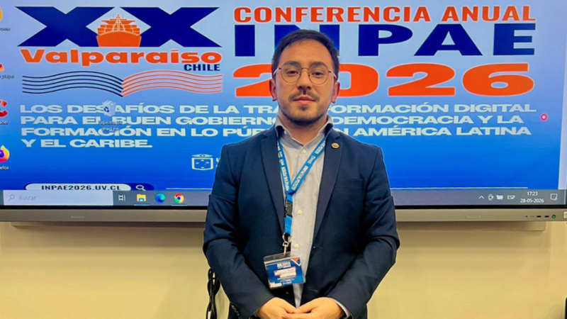 Académico de Administración Pública expone investigación sobre gobernanza fiscal en conferencia internacional de la Red INPAE 2026