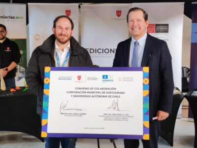 Universidad Autónoma de Chile y Municipalidad de Huechuraba firman acuerdo para acercar la ciencia a la comunidad