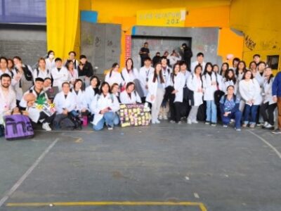 Estudiantes de Enfermería realizan Feria de Educación en Salud para escolares de La Cisterna