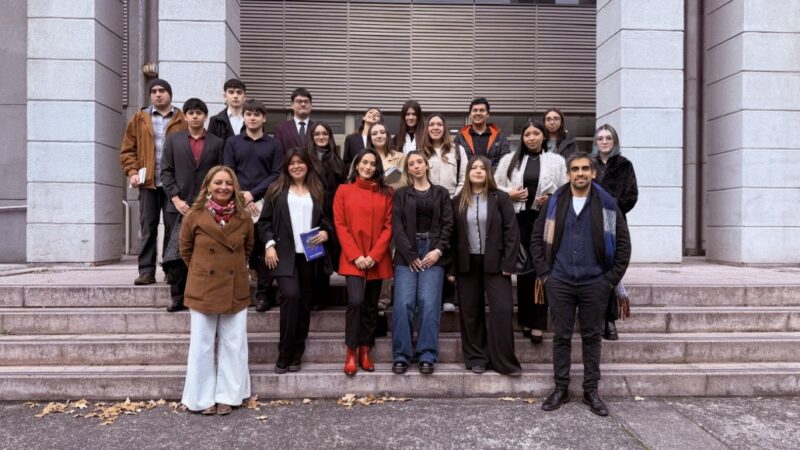 Estudiantes de Periodismo de la Universidad Autónoma de Chile conocieron el trabajo de tribunales de justicia en Temuco