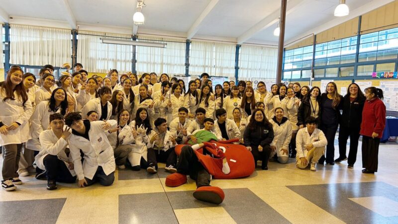 Estudiantes de Enfermería acercan la promoción de la salud a escolares de Temuco