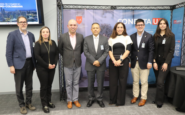 U. Autónoma participó en la asamblea anual de la Cámara Chileno Colombiana de Comercio