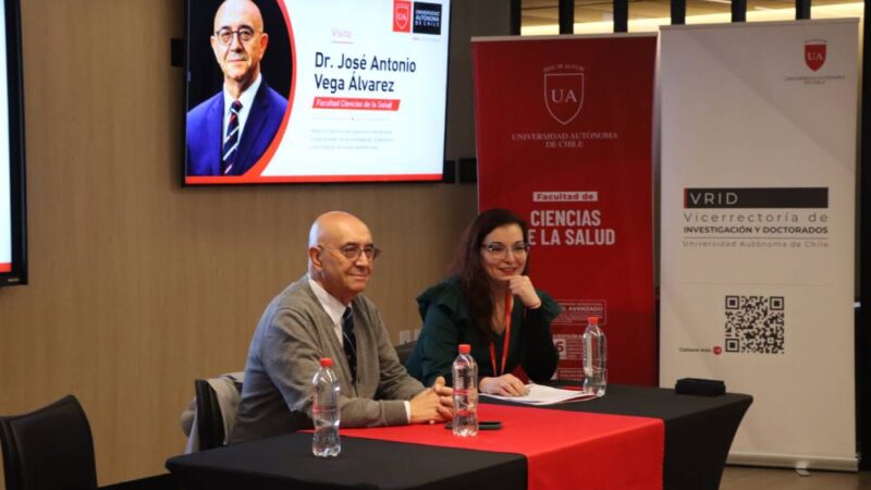 Aclamado médico e investigador español realizó charla a estudiantes de la Facultad de Ciencias de la Salud de la Autónoma