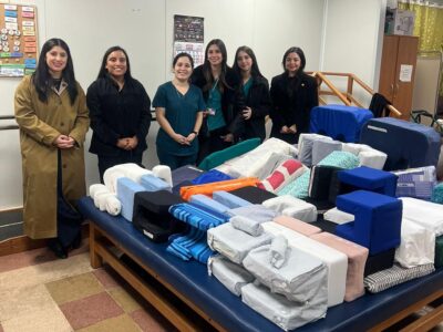 Estudiantes de Terapia Ocupacional elaboran ayudas técnicas para residentes de Fundación Las Rosas Talca